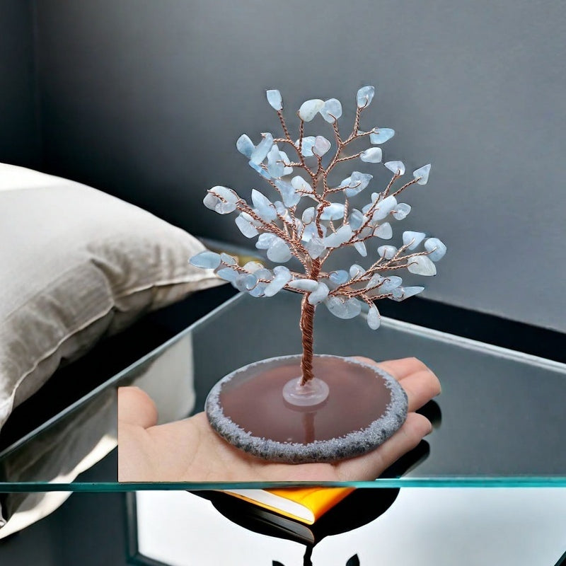 Tranquility and Insight - Aquamarine Feng Shui Tree