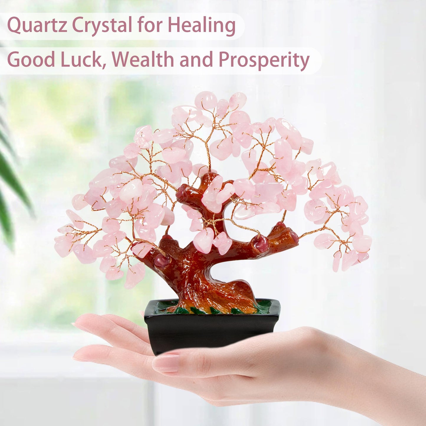 Feng Shui and Good Luck Rose Quartz Tree
