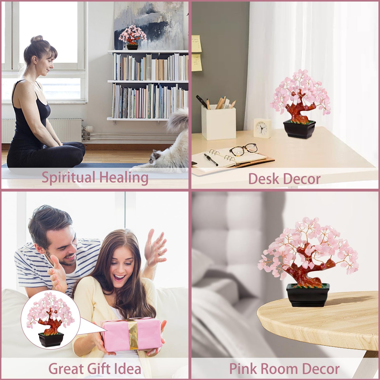 Feng Shui and Good Luck Rose Quartz Tree