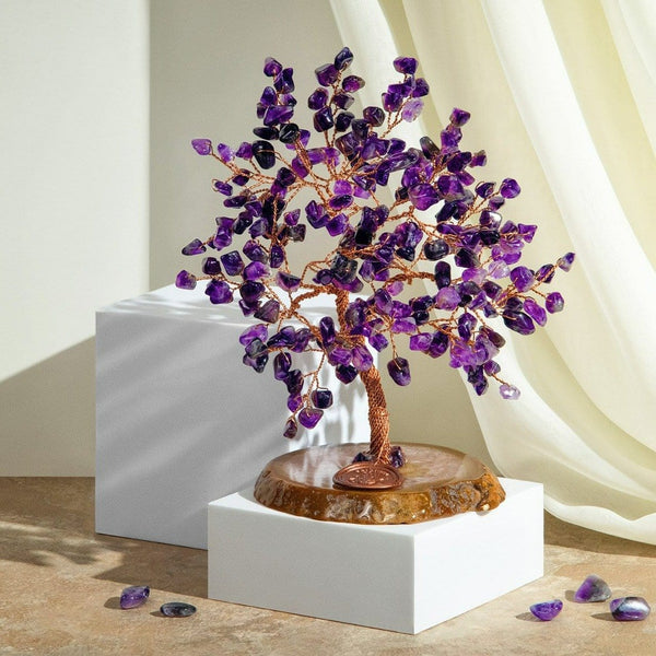 Spirit and Wisdom - Amethyst Feng Shui Tree