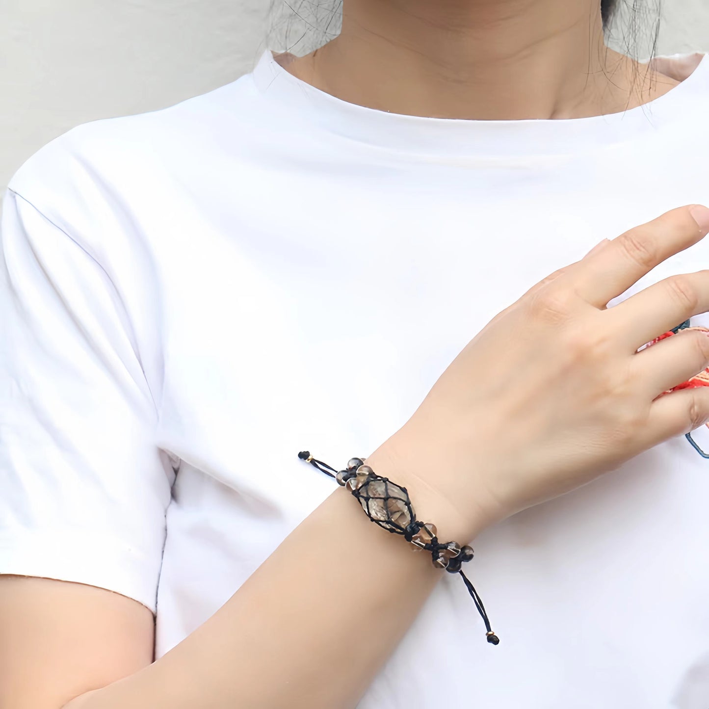 Tea crystal bracelet