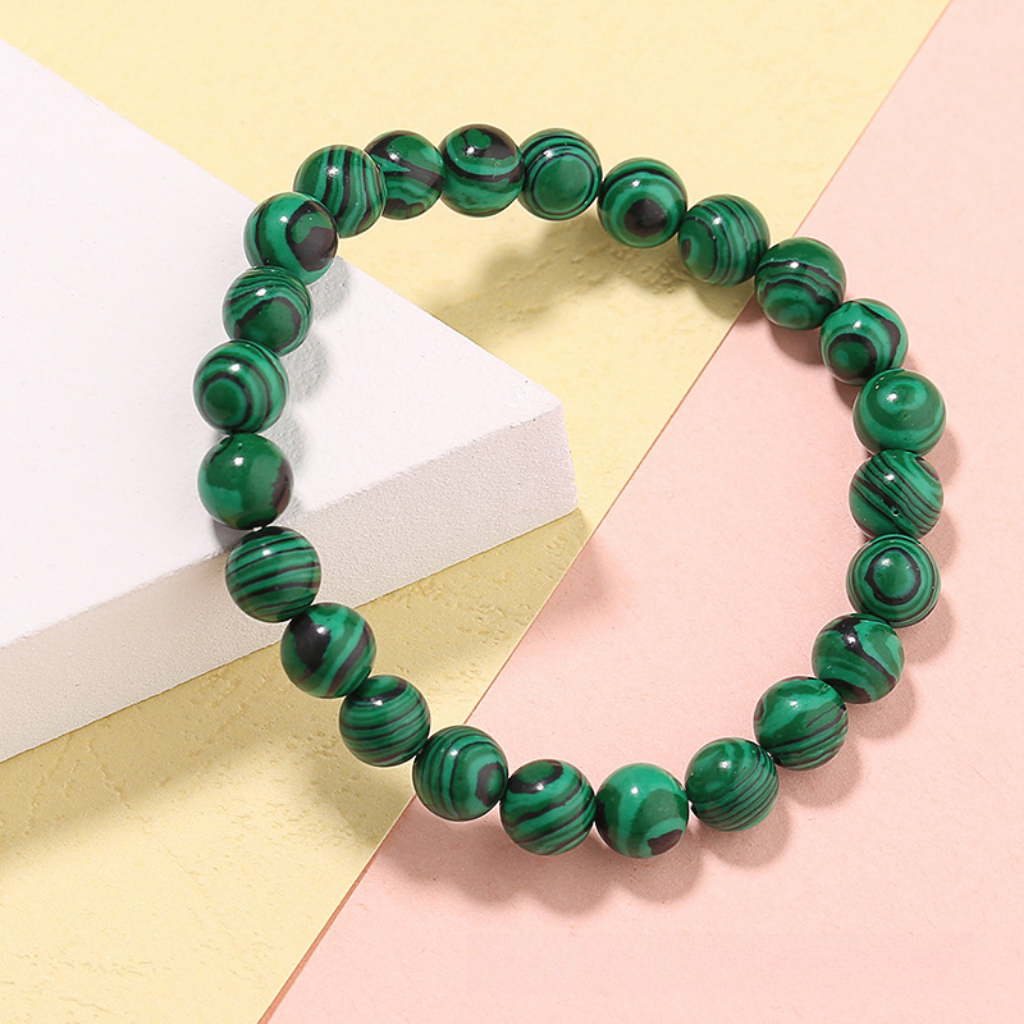 Malachite Energy Crystal Bracelet 8mm