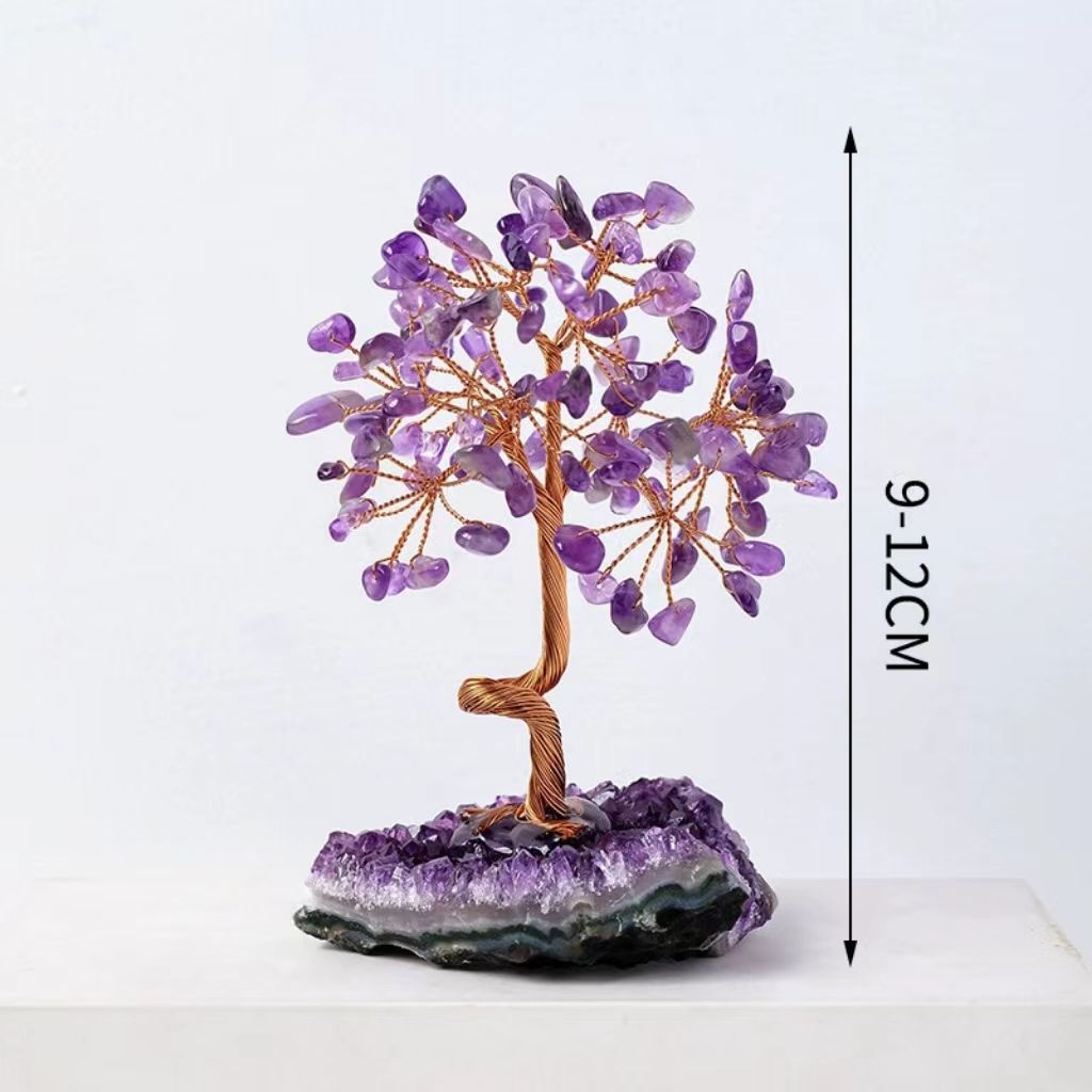 Wisdom and Calm&Amethyst Crlstal Tree