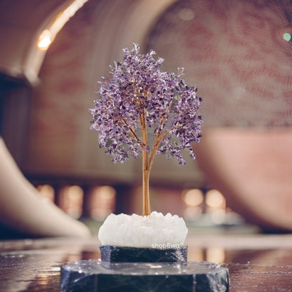 Meditation and Spirituality - Amethyst Feng Shui Tree