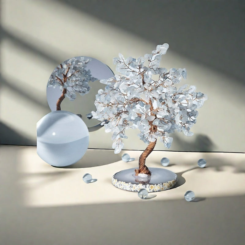 Tranquility and Relaxation - Aquamarine Feng Shui Tree