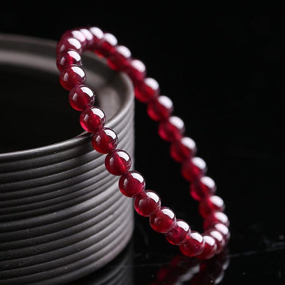 Red Garnet Bracelet - Guarding Love