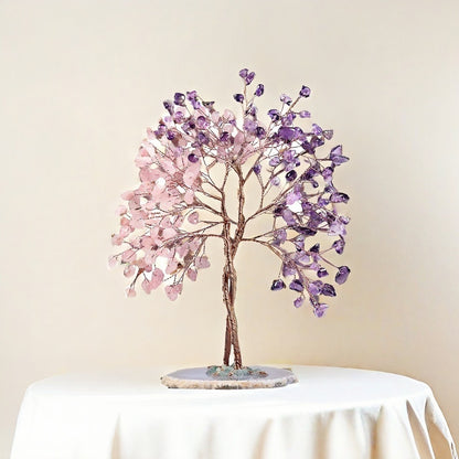 Harmonious Love - Two tone Crystal Tree