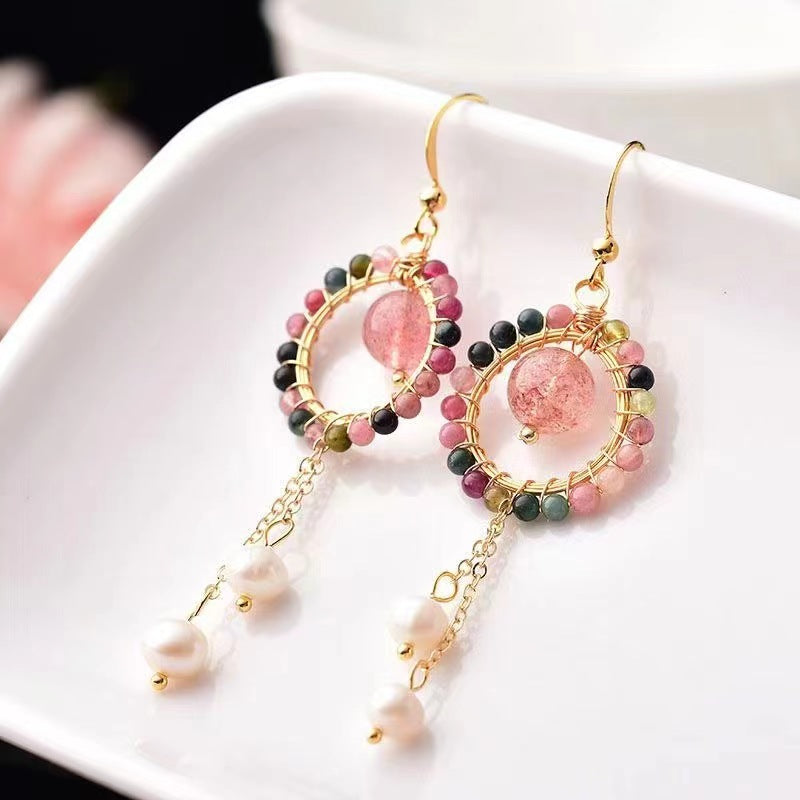 Tourmaline earrings