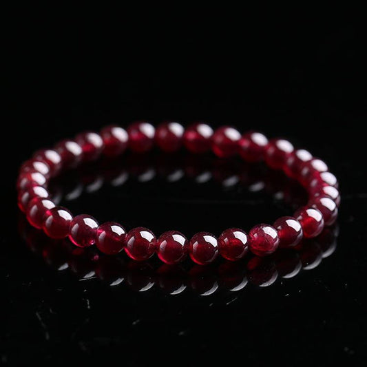 Pomegranate Energy Crystal Bracelet