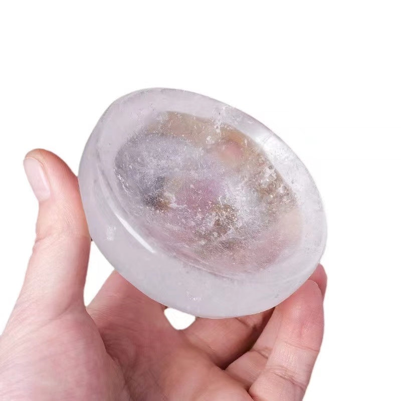 Crystal raw stone carving purification bowl