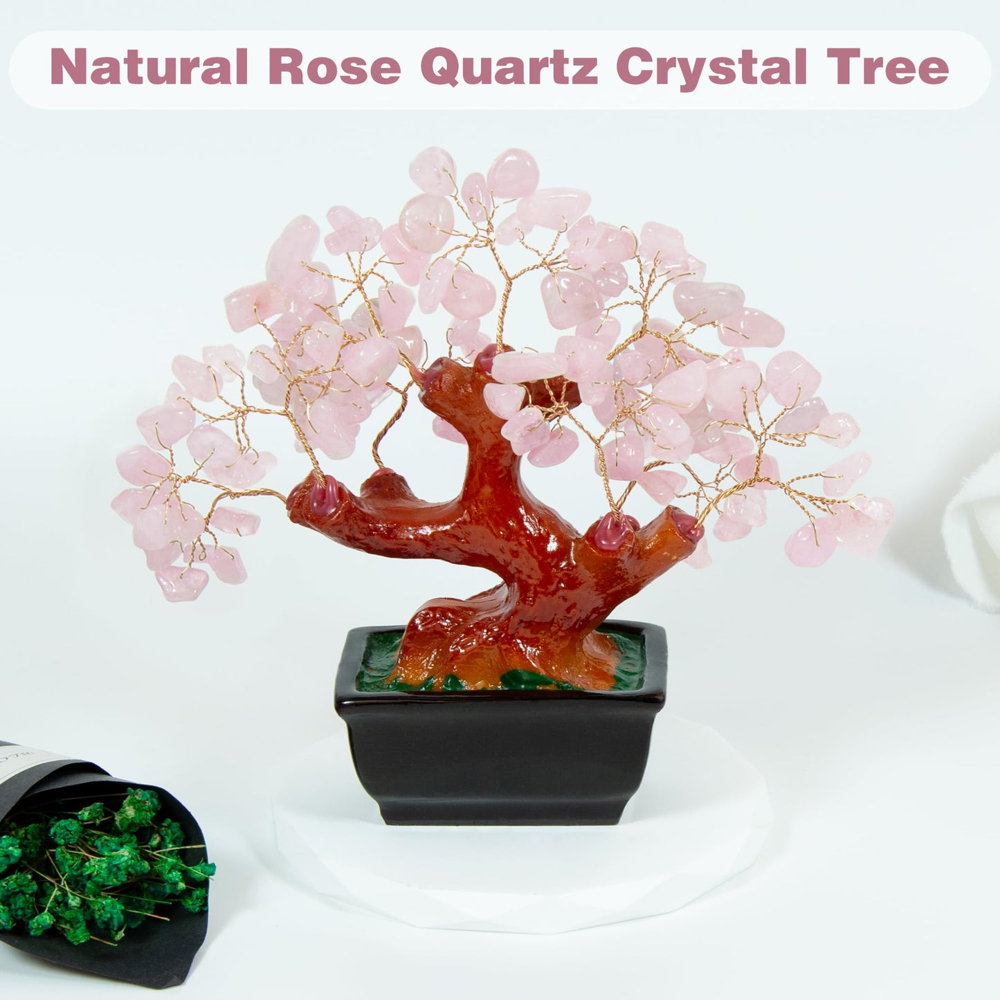 Feng Shui and Good Luck Rose Quartz Tree