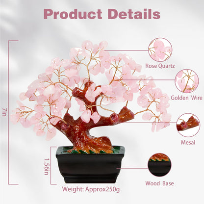 Feng Shui and Good Luck Rose Quartz Tree