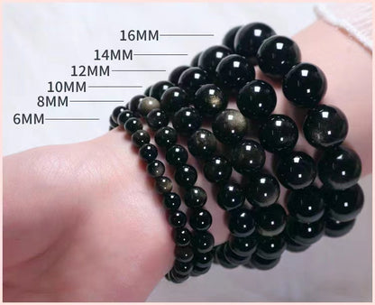 Obsidian bracelet