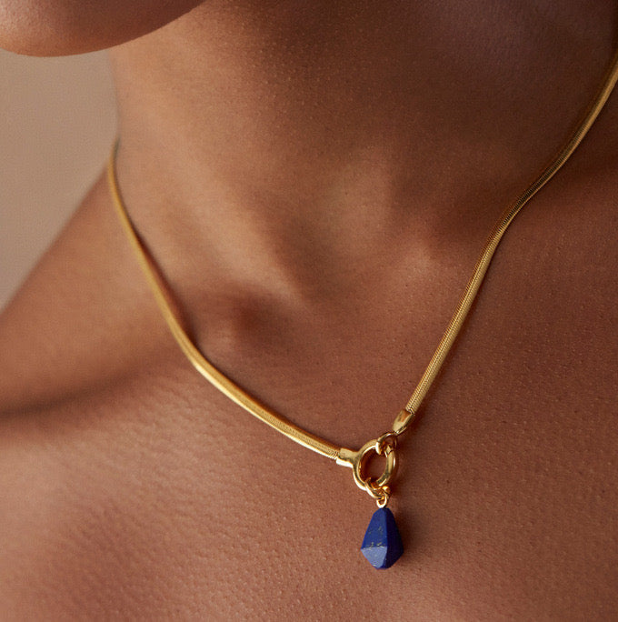 December birthstone, lapis lazuli effect