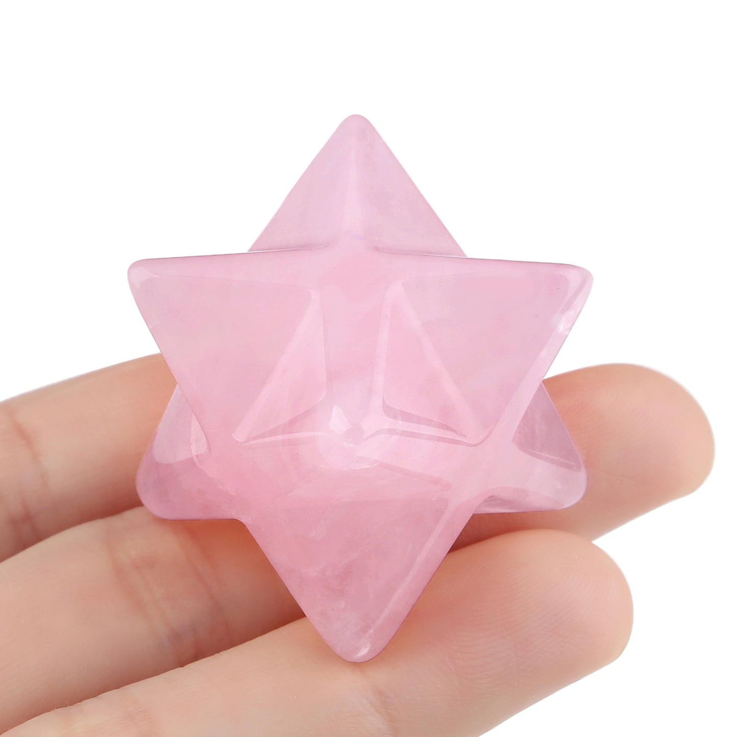 Promoting Peace and Love Pink Melkaba Crystal