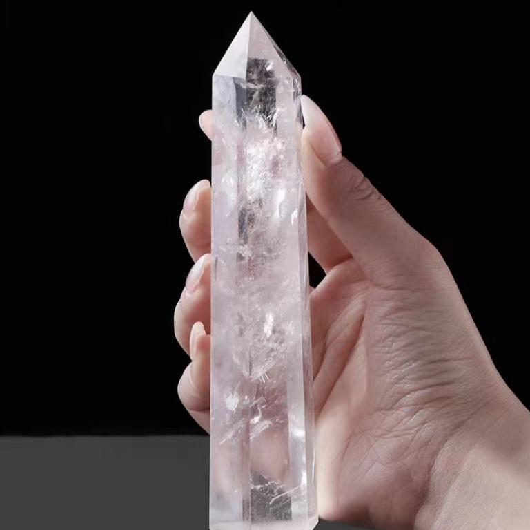 Purifying Energy White Crystal Column