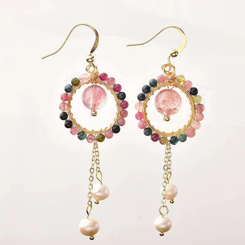 Tourmaline earrings