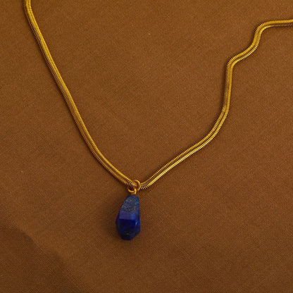 Wisdom Soul Enlightenment - Lapis Stone Necklace