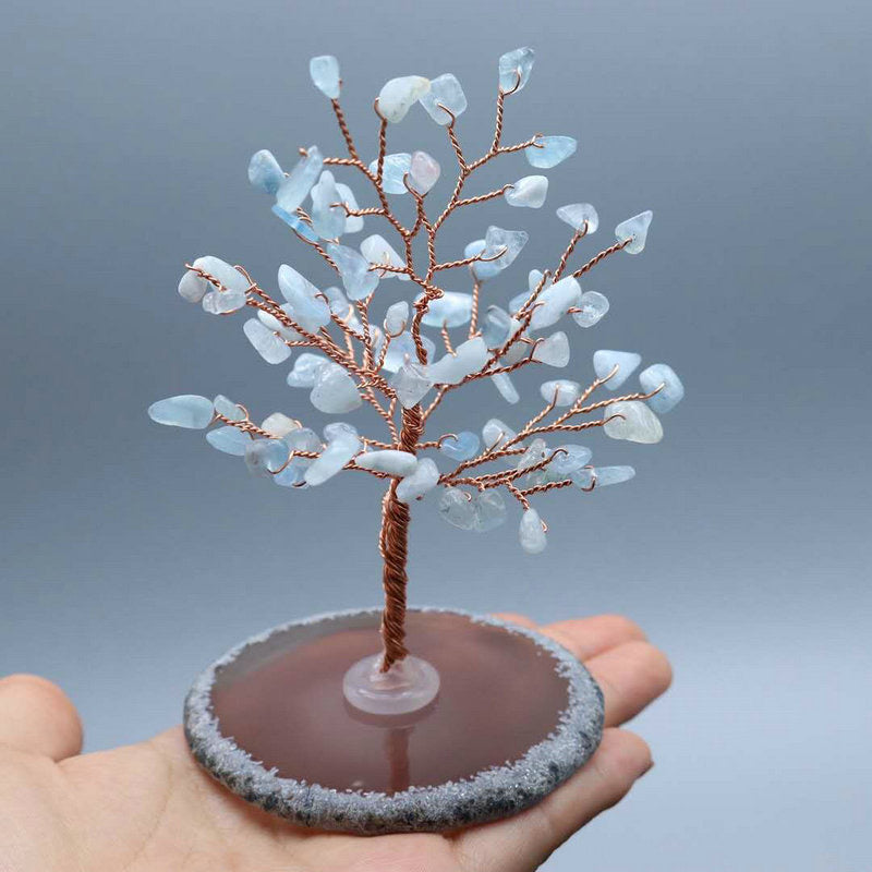 Tranquility and Insight - Aquamarine Feng Shui Tree