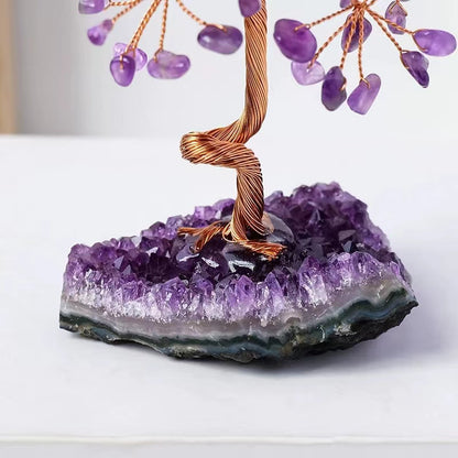 Wisdom and Calm&Amethyst Crlstal Tree