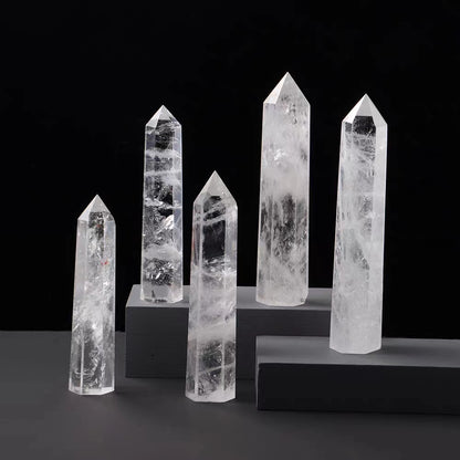 Purifying Energy White Crystal Column